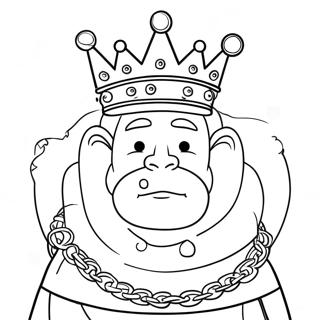 King Trollex Coloring Pages