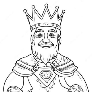 King Trollex Coloring Page 57362-46194