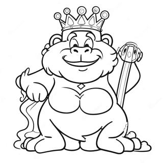 King Trollex Coloring Page 57362-46195