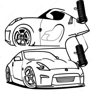 Nissan 370z Coloring Pages