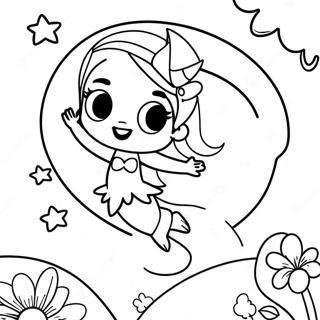 Moon Fairy Coloring Page 57382-46216