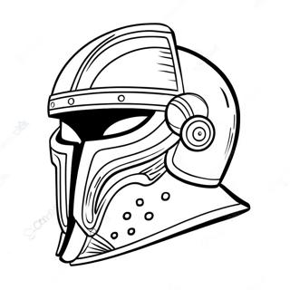 Colorful Helmet Of Salvation Coloring Page 57413-46245