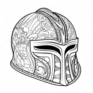 Colorful Helmet Of Salvation Coloring Page 57413-46246