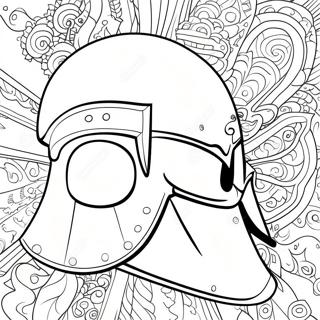 Colorful Helmet Of Salvation Coloring Page 57413-46248