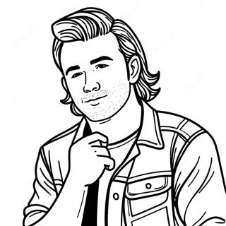 Morgan Wallen Coloring Pages