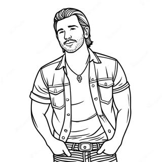 Morgan Wallen Coloring Page 5741-4751