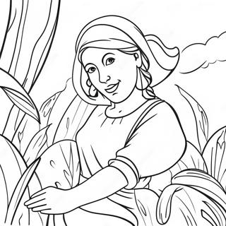 Turning Red Miriam Coloring Pages