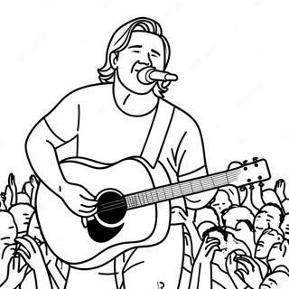 Morgan Wallen Coloring Pages