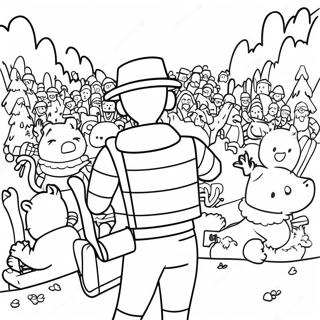 Where's Waldo Coloring Pages