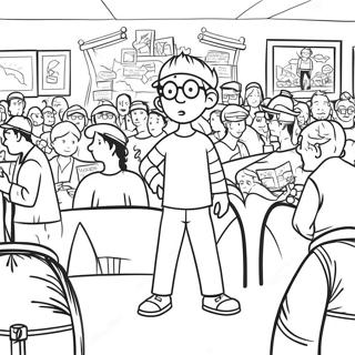 Where S Waldo Coloring Page 57462-46280