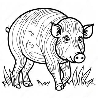 Wild Boar Coloring Page 57492-46302