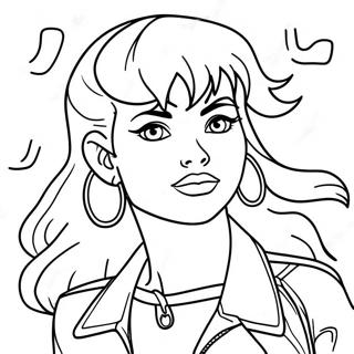 Jem And The Holograms Coloring Page 57503-46321