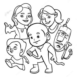 Shameless Characters Coloring Page 57513-46318