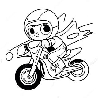 Ricky Zoom Riding Fast Coloring Page 57523-46331