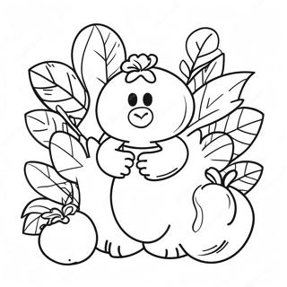 I Am Thankful For Friends Coloring Page 5752-4754