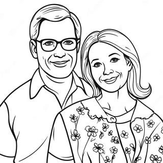 Mom And Dad Coloring Pages