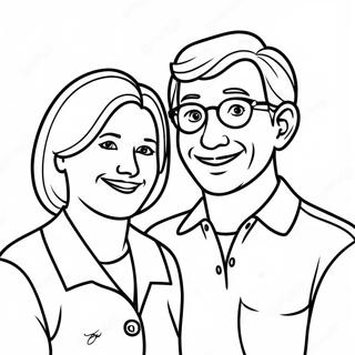 Happy Mom And Dad Coloring Page 57533-46335