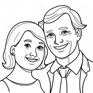 Happy Mom And Dad Coloring Page 57533-46336