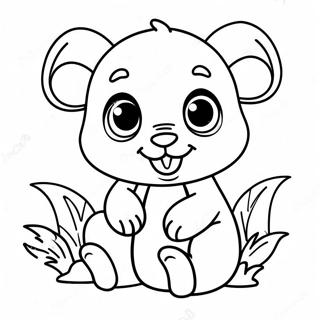 Cute Baby Mammals Coloring Page 57543-46346