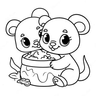 Cute Baby Mammals Coloring Page 57543-46348