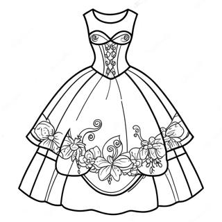 Quinceanera Coloring Pages