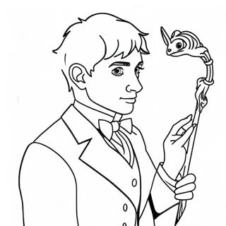 Fantastic Beasts Coloring Page 57572-46367