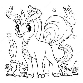 Magical Creatures Coloring Page 57573-46369