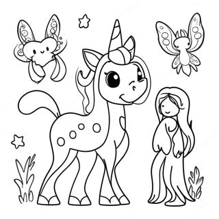 Magical Creatures Coloring Page 57573-46371