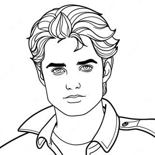 Edward Cullen Coloring Page 57582-46374