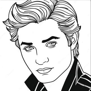 Edward Cullen Coloring Page 57582-46376