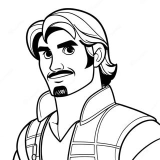 Flynn Rider Coloring Pages