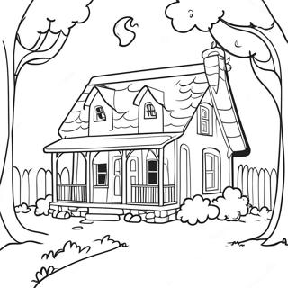 Cozy Cottage Coloring Page 5762-4770