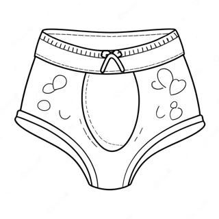 Underwear Coloring Pages