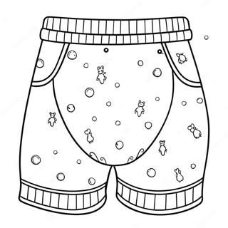 Funny Animal Underwear Coloring Page 57633-46418