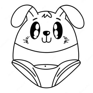 Funny Animal Underwear Coloring Page 57633-46419