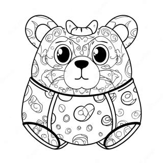 Funny Animal Underwear Coloring Page 57633-46420