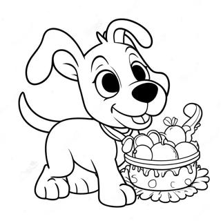 Playful Disney Dog Adventure Coloring Page 57643-46425