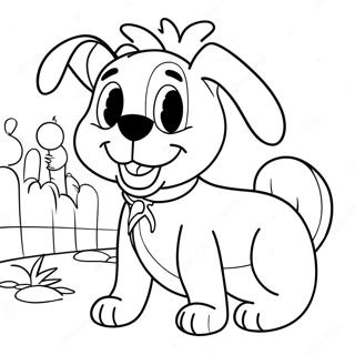 Playful Disney Dog Adventure Coloring Page 57643-46426