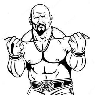 Stone Cold Steve Austin Coloring Pages