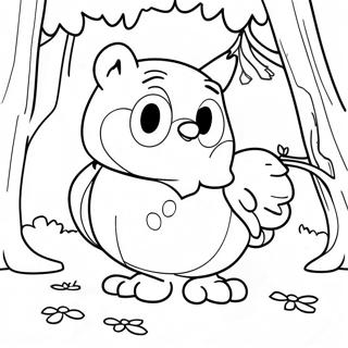 Owl Winnie The Pooh Coloring Page 57672-46444