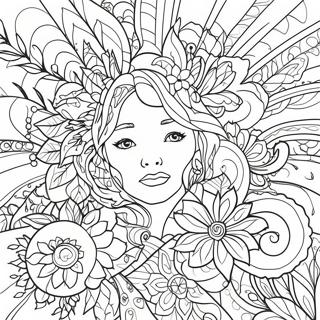 I Am Enough Inspirational Quotes Coloring Page 57683-46459