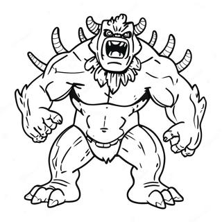 Monster Zero Coloring Pages