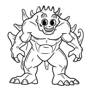 Monster Zero Coloring Page 57692-46463