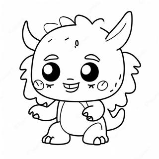 Cute Monster Zero Coloring Page 57693-46466