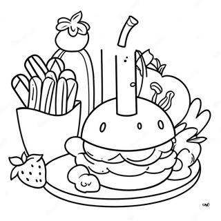 Fair Food Coloring Pages