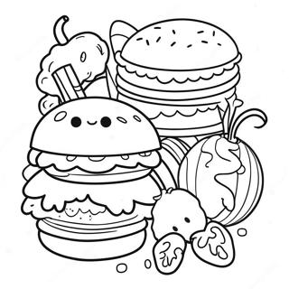 Fair Food Coloring Page 57712-46479