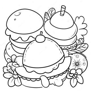 Fair Food Coloring Page 57712-46480