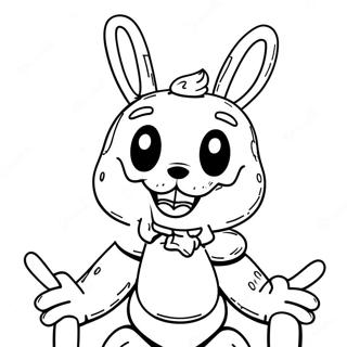 Creepy Shadow Bonnie Coloring Page 57723-46489