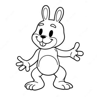 Creepy Shadow Bonnie Coloring Page 57723-46491