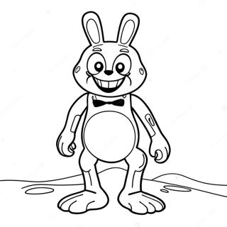 Creepy Shadow Bonnie Coloring Page 57723-46492